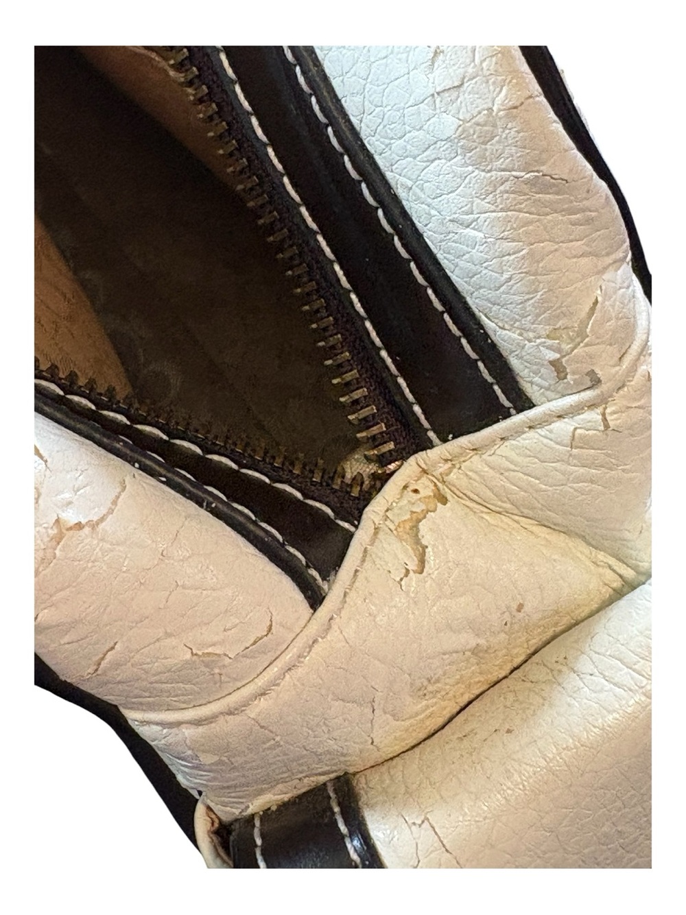 Vintage Inspired Y2K Coach Hampton 9268 Two-Tone Satchel - Picture 10 of 11